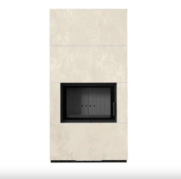 KRATKI FLOKI BOX 8 kW KANDALLÓ OXIDE BIANCO SZÍNŰ KÜLSŐ, FEKETE BELSŐ
KANDALLÓKŐ BURKOLATTAL