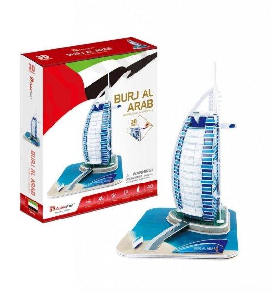 3D puzzle: Burdzs Al Arab CubicFun 3D épület makettek