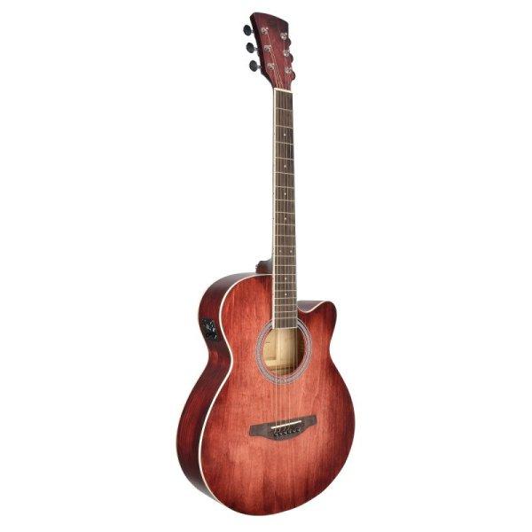 SOUNDSATION SAGUARO-HW-CE RD - Hand wiped cutaway akusztikus gitár
előerősítővel