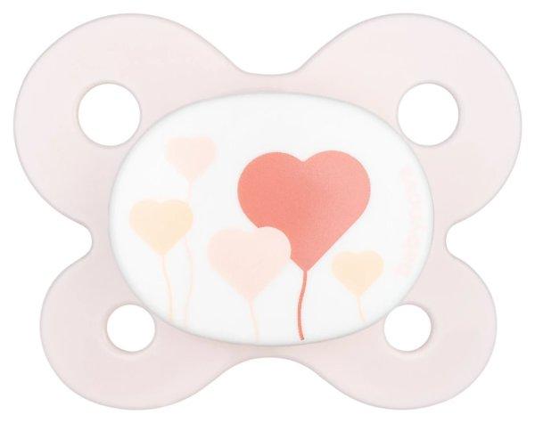 Baby-Nova Anatómiai nyugtató szilikon cumi 0-2 hó - szívecske