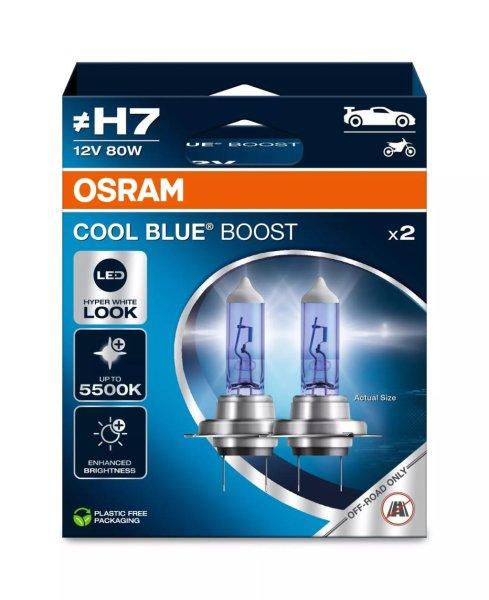 Osram H7 12V 80W +50% CBB 5000 K Off Road