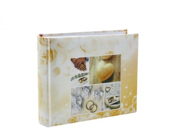 Fényképalbum esküvői 100db 15x10cm-es képhez írható memósávval
