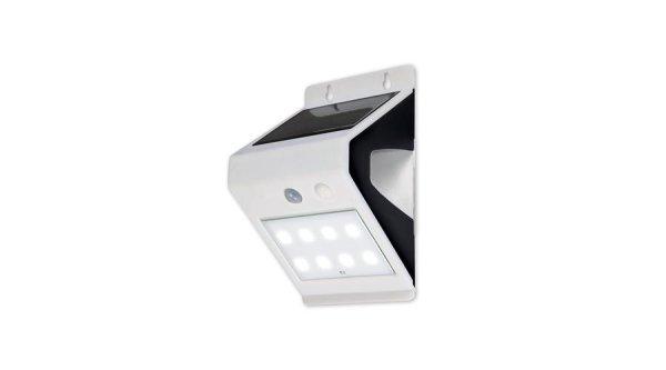 Napelemes LED reflektor szenzorral – 3W, 200 lm, IP44, dekor + főfény,
4000K,