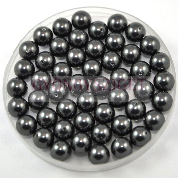 Swarovski igazgyöngy utánzat - black -8mm