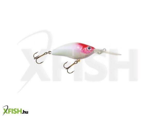 Mistrall Crank Floater Fehér Pöttyös Wobbler 70mm 15Gr