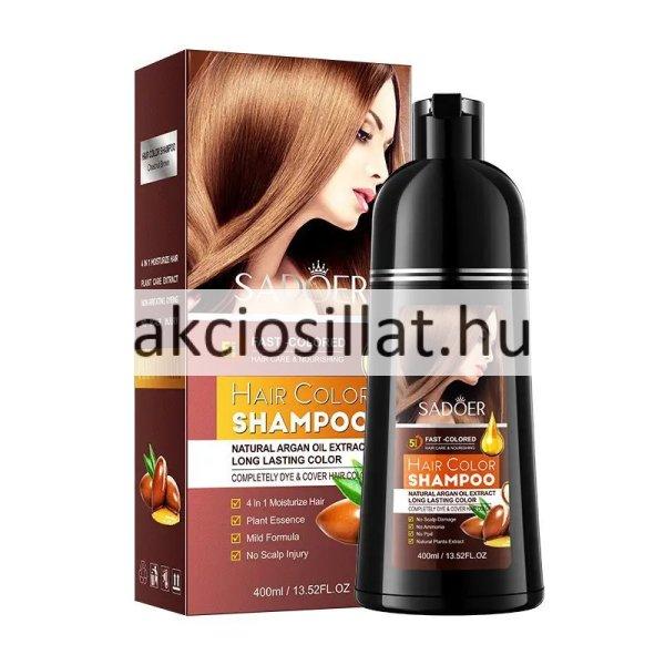 Sadoer Hair Color Shampoo gesztenyebarna hajszínező sampon 400ml