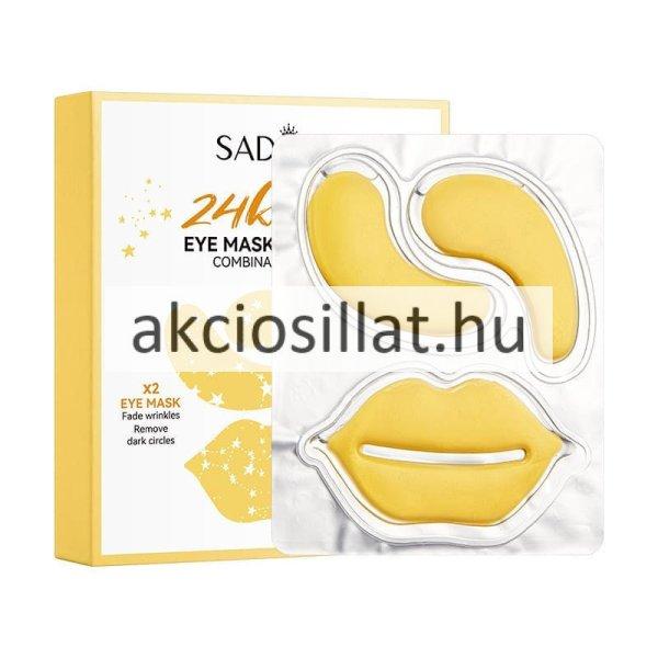 Sadoer 24k Gold szem- és ajakmaszk kombinált csomag 9gx10db
