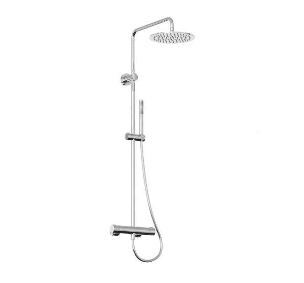 Ravak Spring SG 091.00CR Termosztátos zuhanyoszlop, állítható,
zuhanyszettel, fényes króm