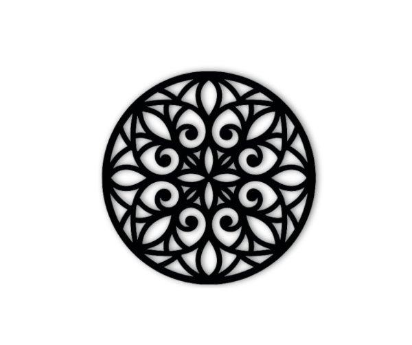 Mandala Lézervágott Fali Dekoráció