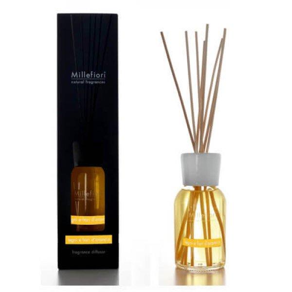 Millefiori Milano Aroma diffúzer Natural Legni e Fiori d’Arancio 100
ml