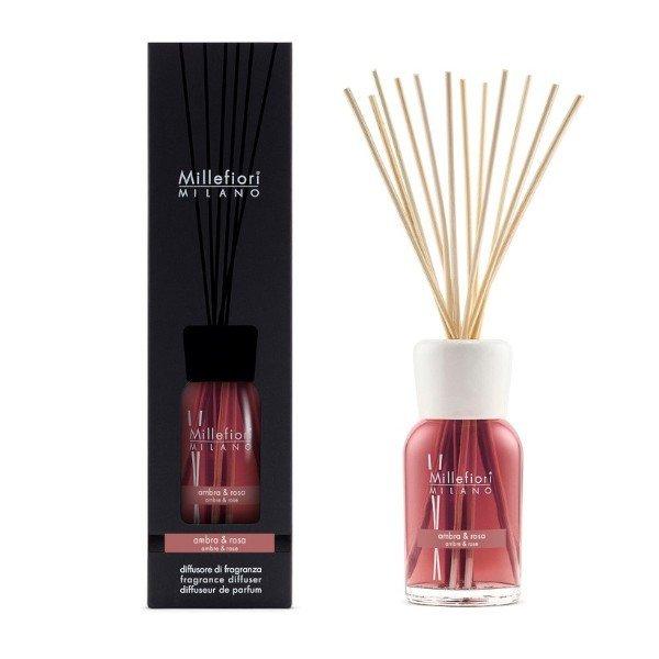 Millefiori Milano Aroma diffúzor Ambra & Rosa 500 ml