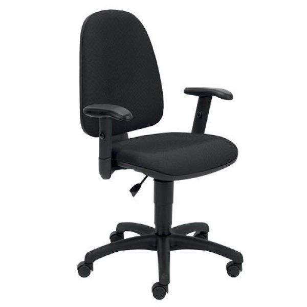 Forgószék irodai Webst@r-Profil TS02, karfával, fekete