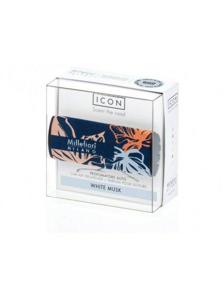 Millefiori Milano Textil Floral White Musk 47 g autóillatosító