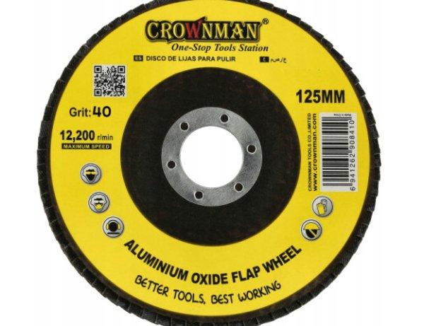 Crownman Lamellás Csiszoló Korong 125mm P40