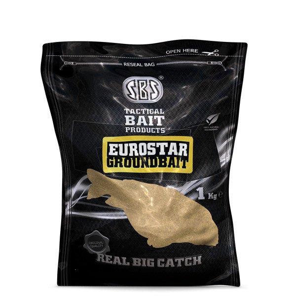 SBS Eurostar Groundbait Etető Anyag 1kg Garlic (fokhagyma) (21823)