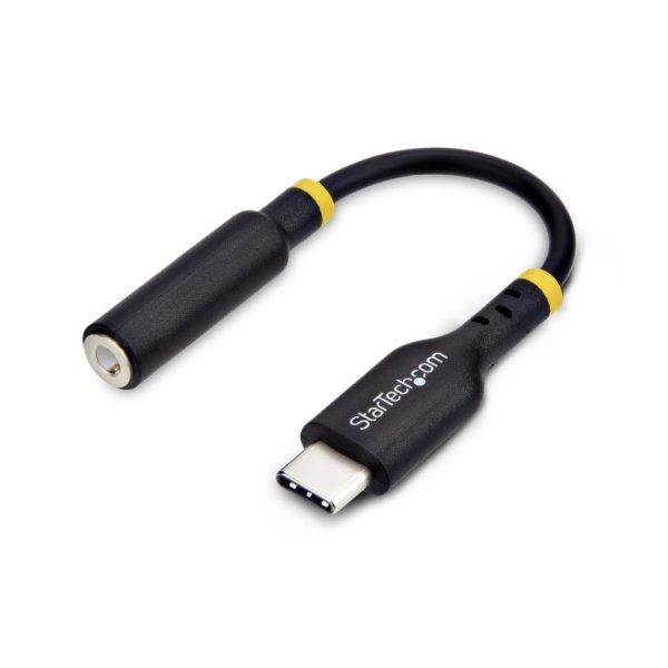 Startech USB-C to 3.5mm TRRS Headphone/Headset Jack Audio Adapter Black