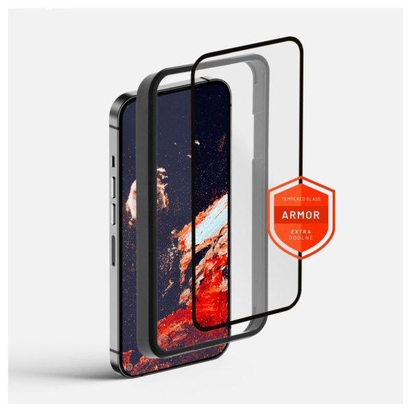 FIXED Armor Full Cover 2,5D Tempered Glass with applicator for Apple iPhone 15
Plus, black