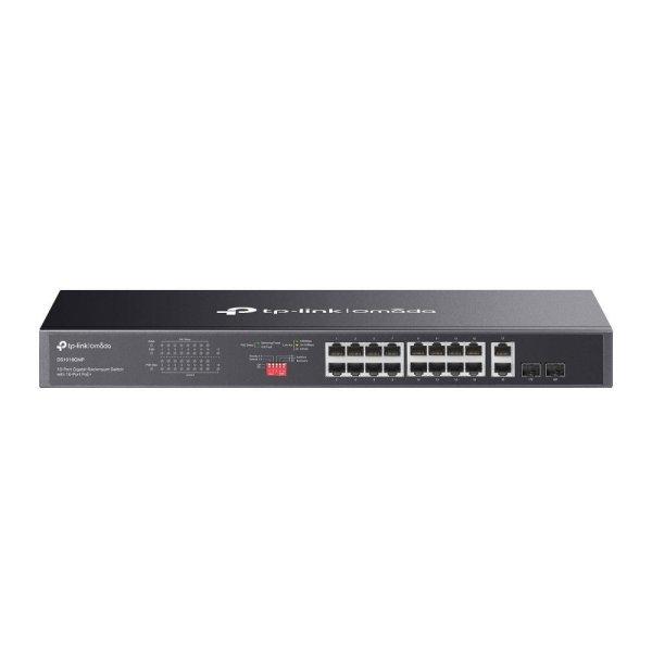 TP-Link DS1018GMP Omada 18-Port Gigabit Unmanaged Rackmount Switch with 16-Port
PoE+