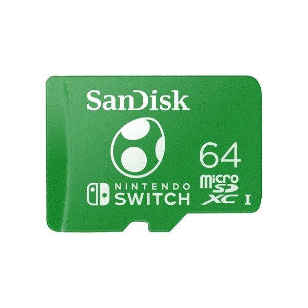 SANDISK 220029, MSDXC KÁRTYA "Nintendo-licensed Yoshi Edition"
64GB,,100/90 MB/s