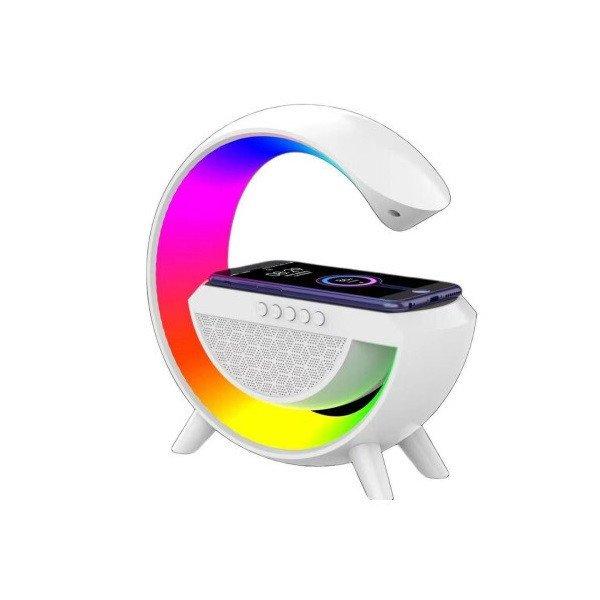 BLACKBIRD Bluetooth Hangszóró, vezeték nélküli telefontöltés, LED-es,
Fehér
