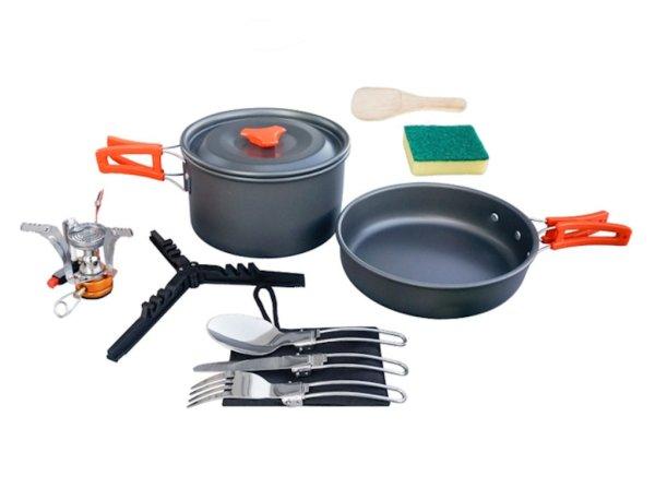 Tekson Expedition kemping főző készlet