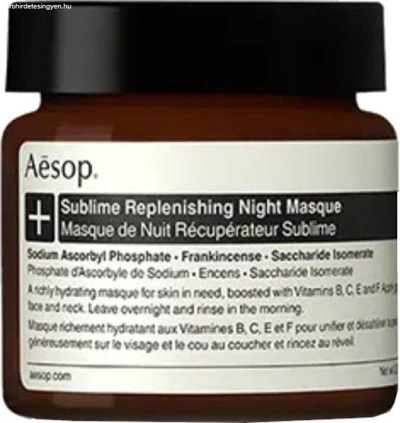 Aesop Éjszakai hidratáló maszk száraz és
dehidratált bőrre (Sublime Replenishing Night Masque) 60 ml