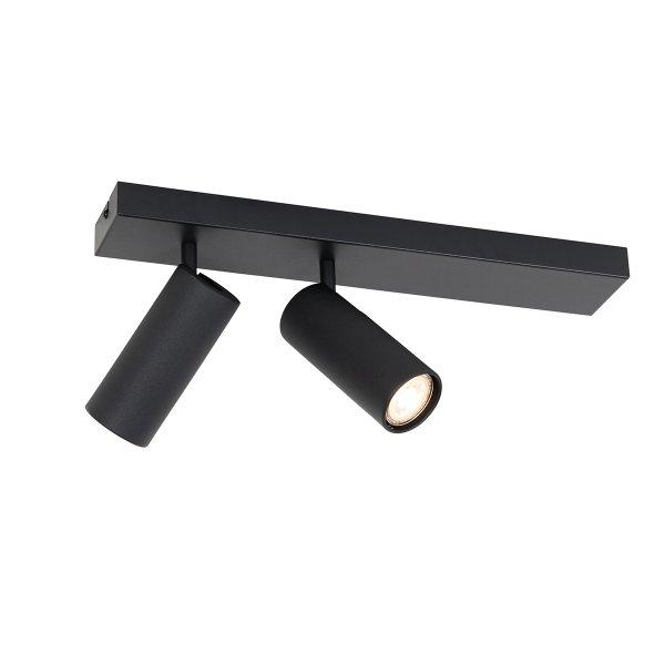 Okos mennyezeti spotlámpa fekete 2-lámpás állítható 2 Wifi GU10 50mm-rel -
Renna