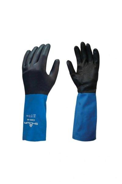 SHOWA CHM latexre mártott neoprén vegyszerálló védőkesztyű 24 db