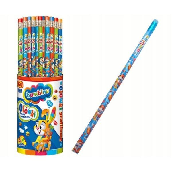 Grafitceruzák radírral, BAMBINO
