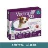Vectra 3D rcsepegtet oldat S 4-10 kg kztti kutyknak 3 p