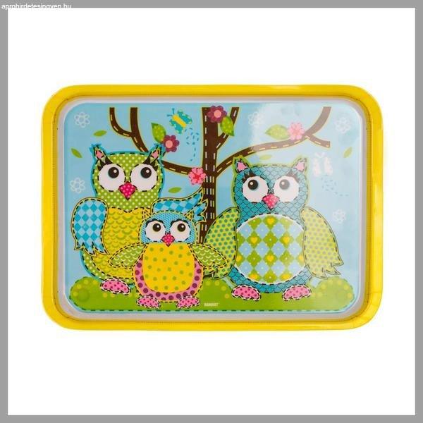 BANQUET melamin tálca BAGYLY mintás, 30 x 21,5 cm 12KMK1885OWL