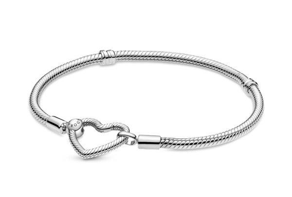 Pandora Romantikus ezüst karkötő szívvel Pandora Moments
599539C00 18 cm