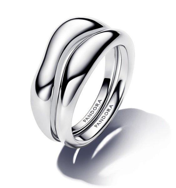 Pandora Bájos ezüst gyűrű szett 193264C00 56 mm