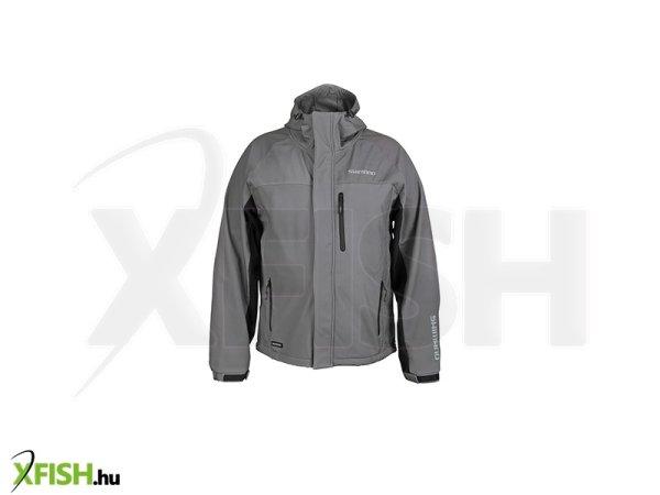 Shimano Shm Soft Shell Jacket Horgász Kabát Szürke Xxxl