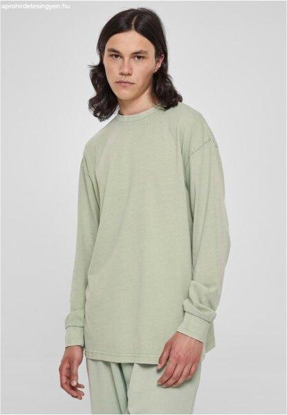 Urban Classics Heavy Boxy Acid Wash Longsleeve vintagegreen