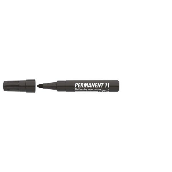 Alkoholos marker 3mm, kerek Ico 11 fekete