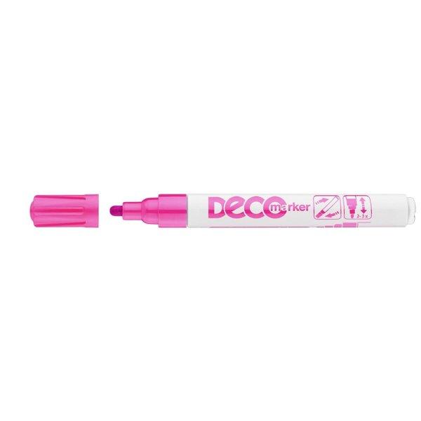 Lakkmarker, decomarker 2-4mm, kerek Ico rózsaszín