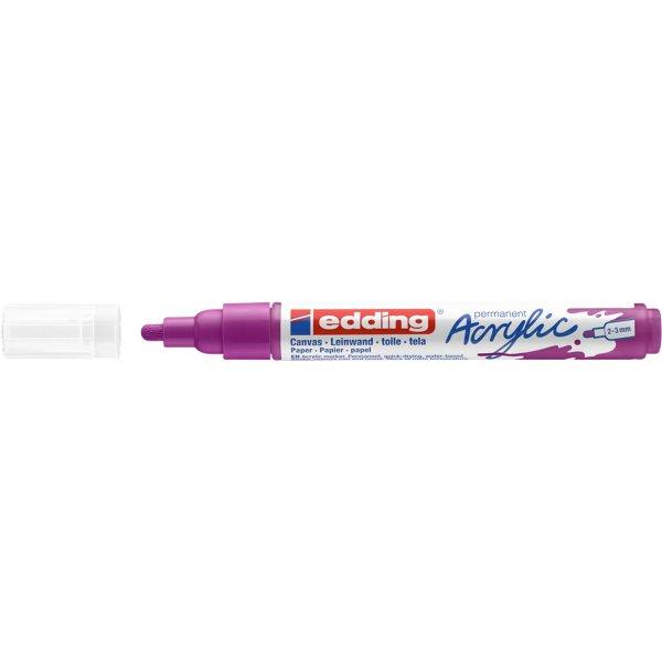 Akril marker 2-3mm, Edding 5100 lila