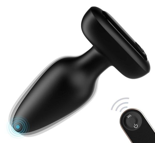 Visual Vibrating Plug – vibráló anális kényeztető fekete