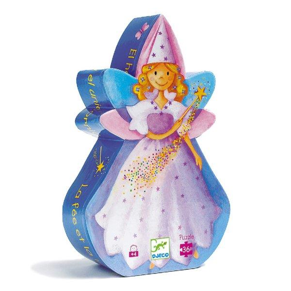 Formadobozos puzzle - Tündér és az egyszarvú, 36 db-os - The fairy and the
unicorn