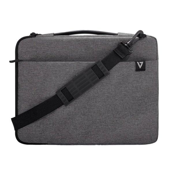V7 CSE14-ECO Recycled Sustainable Sleeve and Briefcase 14,1" Grey