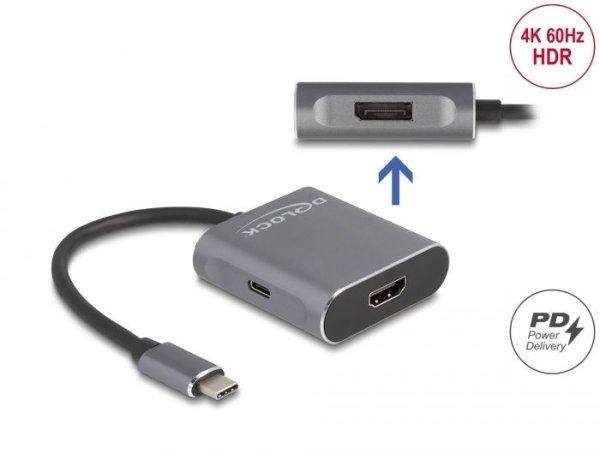 DeLock USB Type-C Splitter (DP Alt Mode) to 1xHDMI + 1xDisplayPort MST with USB
Type-C PD