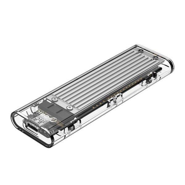 Orico TCM2-C3-SV-BP USB3.1 Type-C M.2 NVMe Enclosure Transparent