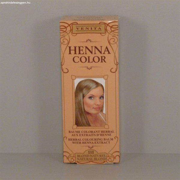 Henna Color szinező hajbalzsam nr 111 természetes szőke 75 ml