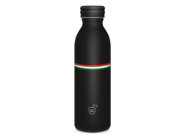Duplafalú fémkulacs 600ml- Magyar zászlós