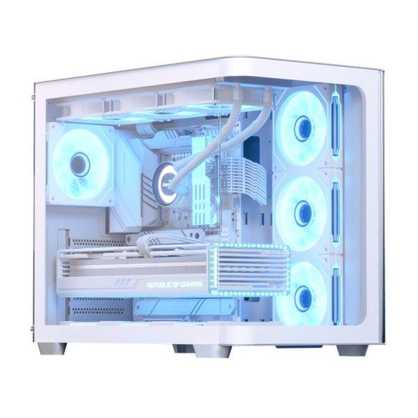 Aerocool P500C Tempered Glass White