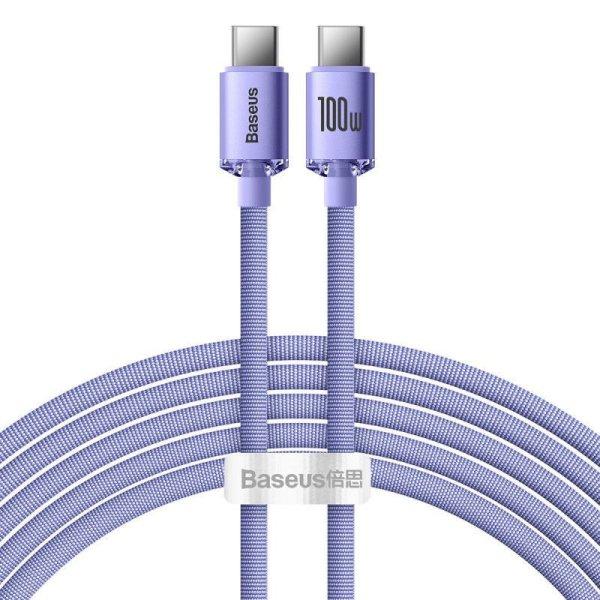 Baseus Crystal Shine USB-C - USB-C Cable Ibolya