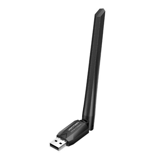 Vention KDTB0 AC650 USB Wi-Fi Dual Band Network Adapter With High Gain Antenna
Black