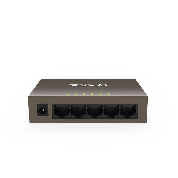 Tenda TEF1005D 5-port 10/100M Ethernet Desktop Switch Desktop & Wall-mounting
Design steel case