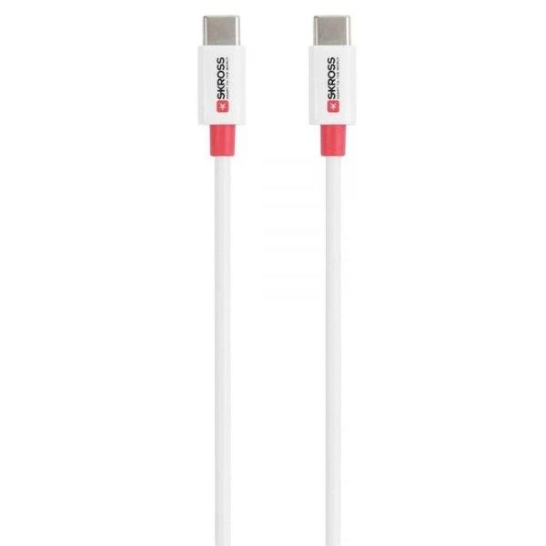 SKROSS USB-C to USB-C cable 2m White